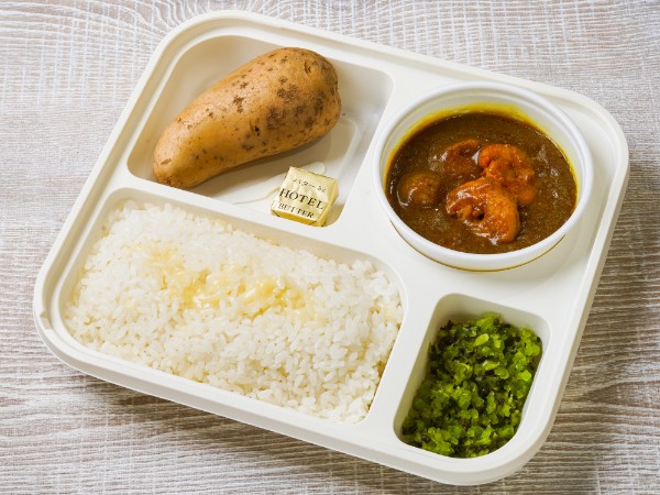 【ポテト付】海老カレー