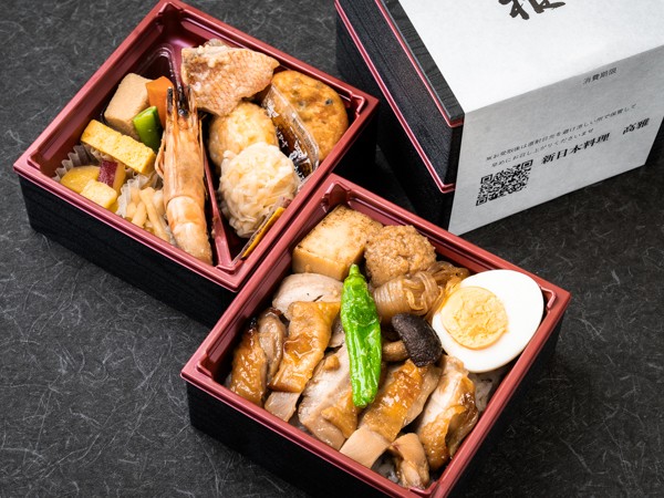 （新）かしわのすき焼重 二段弁当