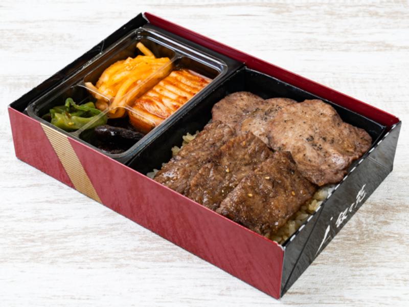 焼肉 叙々苑のカルビ＆上タン塩弁当 3,600円｜【お弁当デリ】お弁当の配達デリバリー